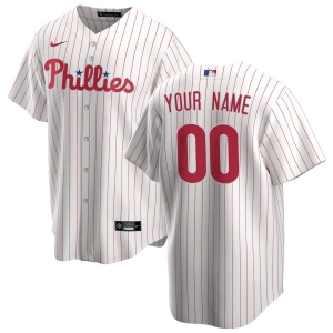 Youth White&amp;Scarlet 2020 Home Custom Team Jersey