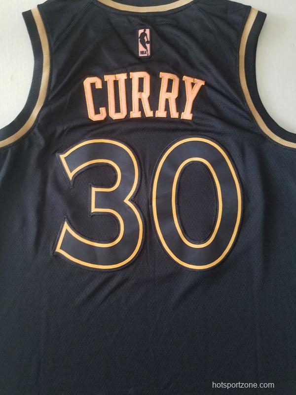 Stephen Curry 30 Black Golden Edition Jersey
