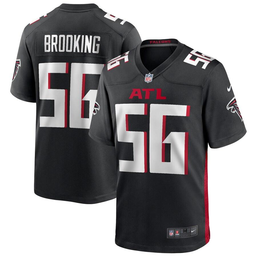 Men's Keith Brooking Black Retired Player Limited Team Jersey