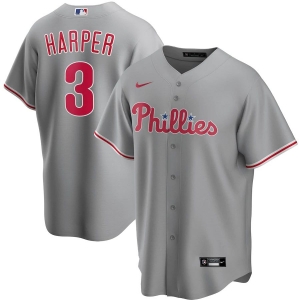 Youth Bryce Harper Gray Road 2020 Player Team Jersey