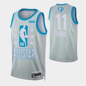 Adult 2022 All-Star Trae Young Gray Jersey