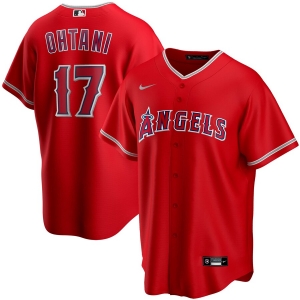 Youth Shohei Ohtani Red Alternate 2020 Player Team Jersey