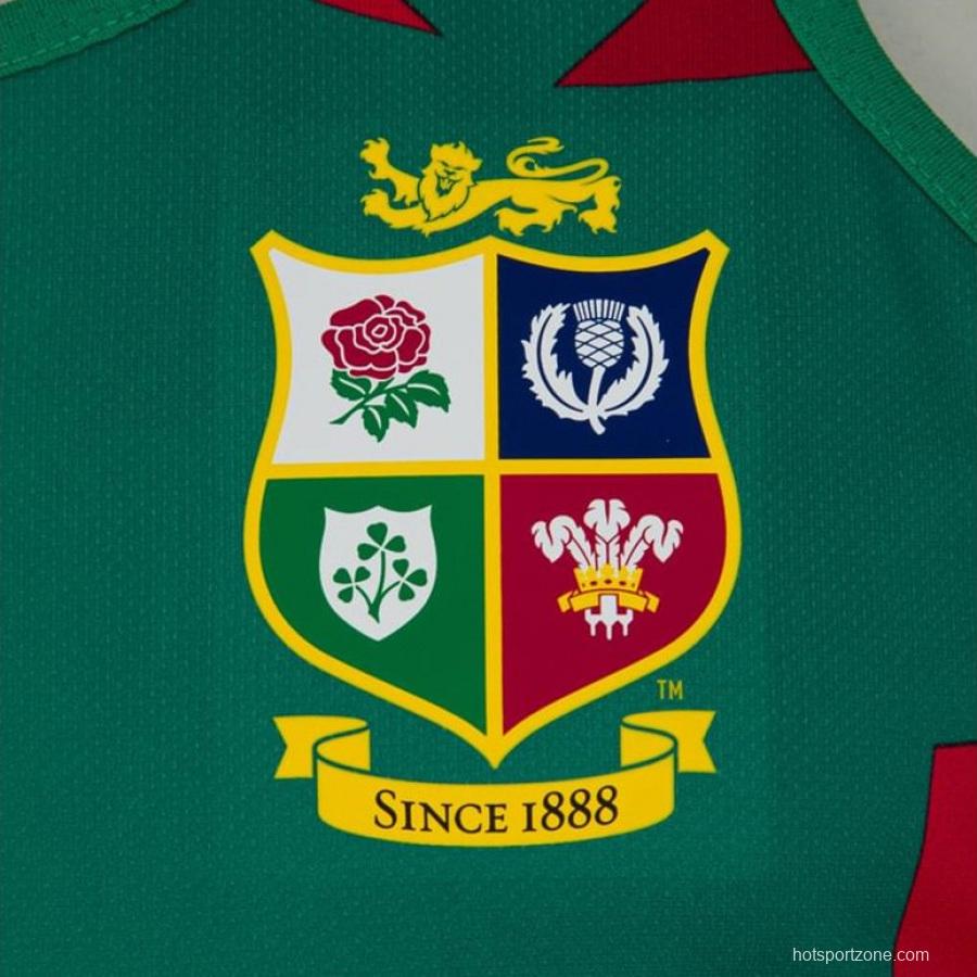 British And Irish Lions 2021 Mens Rugby Singlet - Green