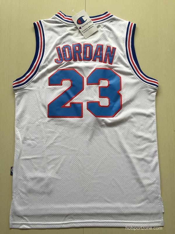 Michael Jordan 23 Movie Edition White Basketball Jersey