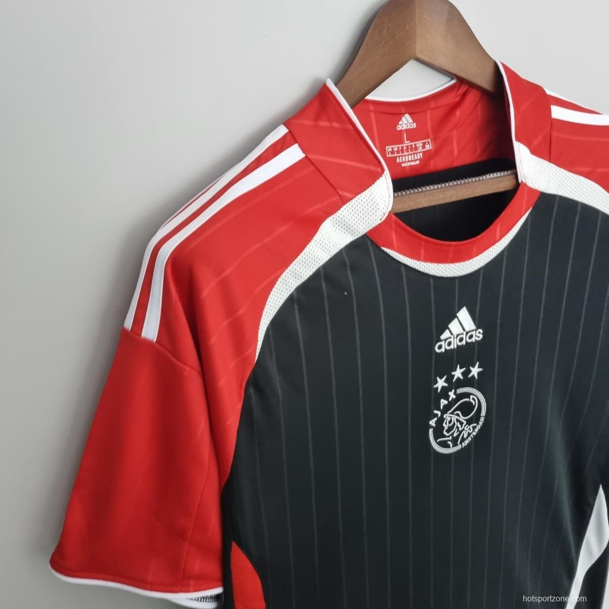 22/23 Ajax pre-match uniform black Soccer Jersey