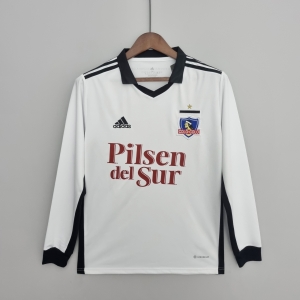 22/23 Long Sleeve Colo Colo home Soccer Jersey