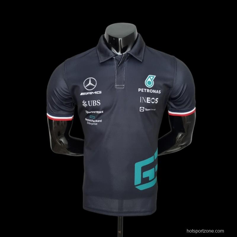 2022 F1 Formula One; Mercedes Benz #63 Polo Black 