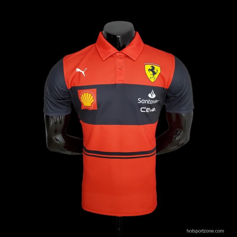 New F1 Formula One; Ferrari Racing Suit Polo Red 