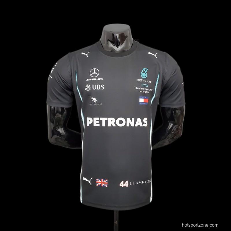 F1 Formula One Racing Suit; 2021 Mercedes Black 