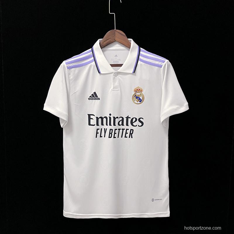 22/23 Real Madrid Home  Soccer Jersey