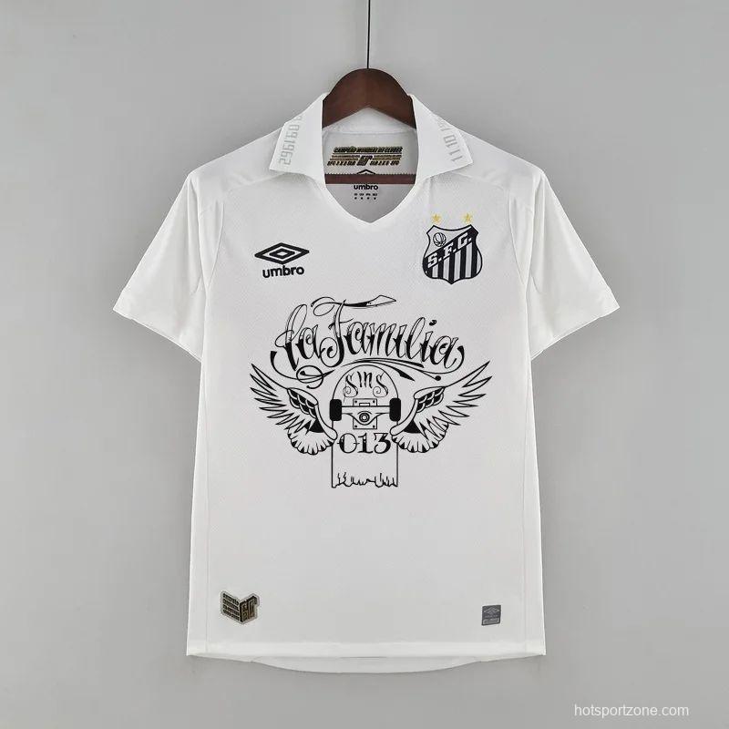 22/23 Santos Home Chorão Commemorative Edition  Soccer Jersey