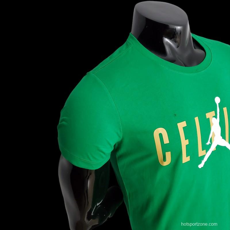 2022 NBA Celtics Green T-shirts #0041