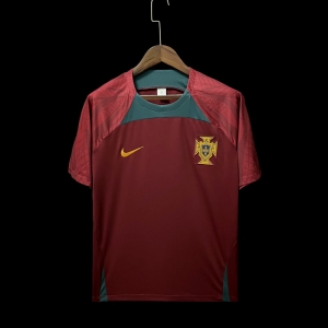 22/23 Portugal Pre-match Training Jersey Brown 