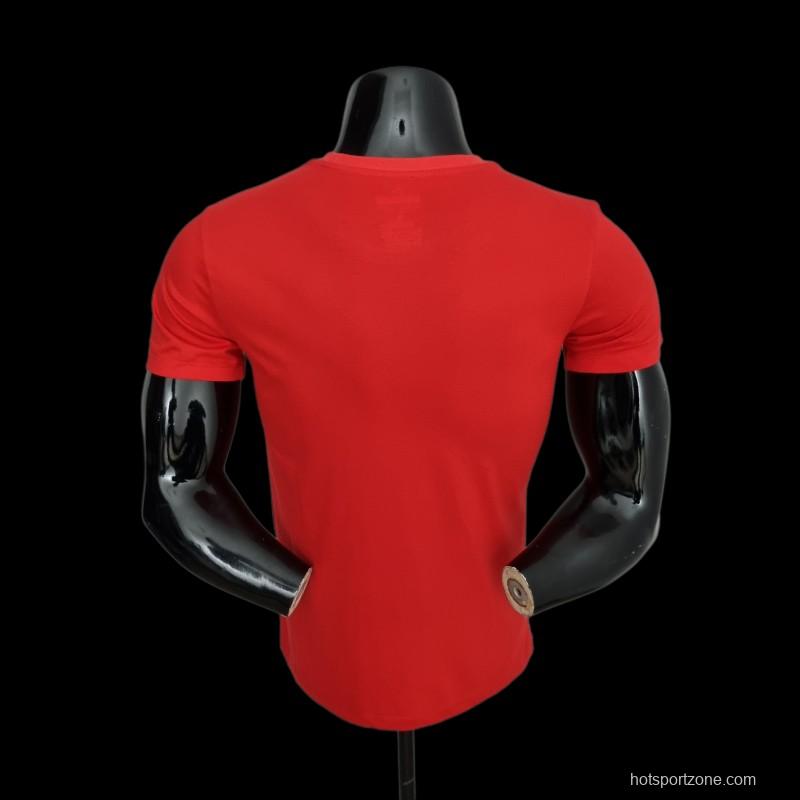 2022 NBA Jordan 23 RED T-shirts #0052