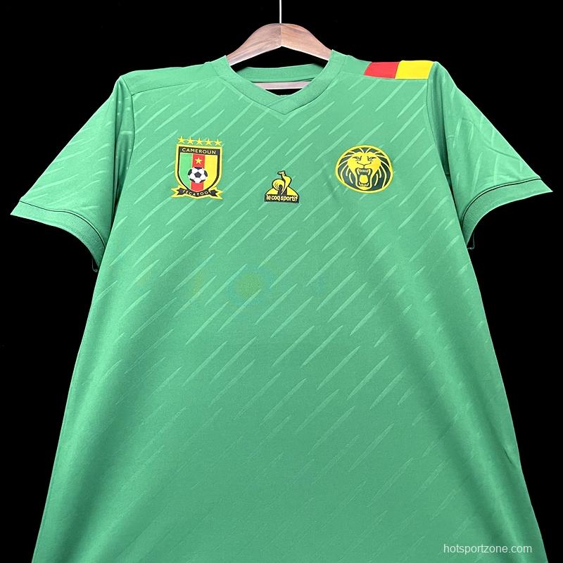 2022 Cameroon Home  Soccer Jersey
