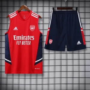 22/23 Arsenal Red Pre-match Training Jersey Vest
