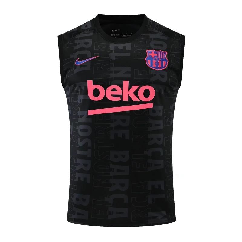 22/23 Barcelona Black Pre-match Training Jersey Vest