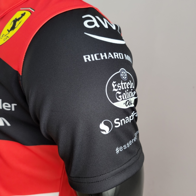 2022 F1 Ferrari Red Polos  #0005
