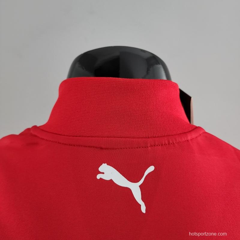 2022 F1 Ferrari Red Vest #0002