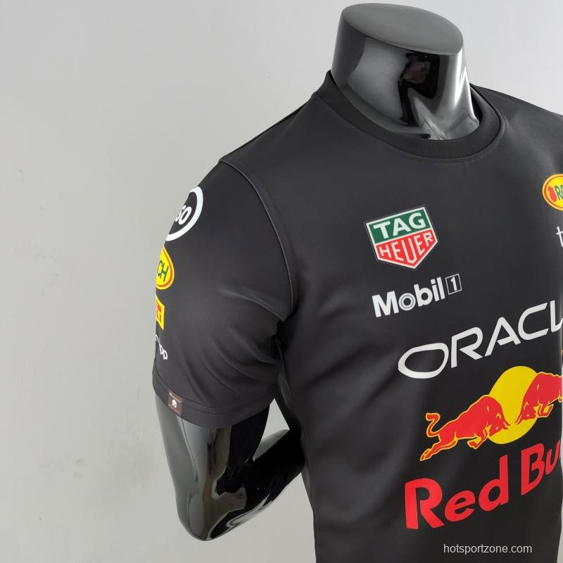 2022 F1 Red Bull Black Jersey #0001