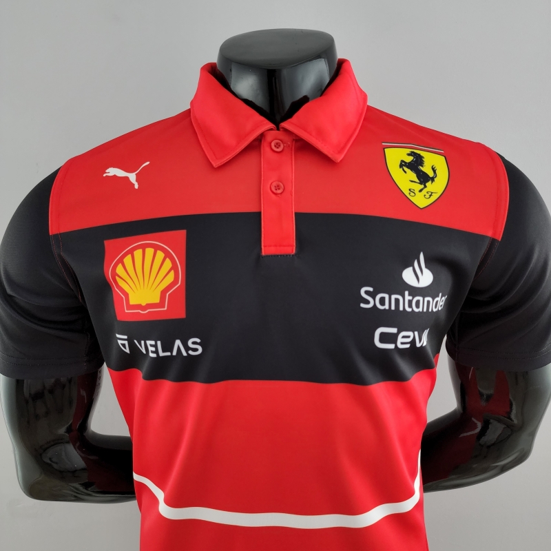 2022 F1 Ferrari Red Polos  #0005
