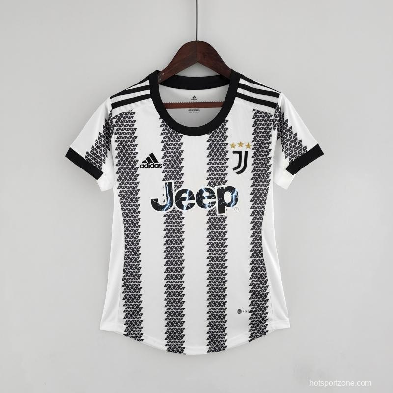 22/23 Juventus Women Home Soccer Jersey