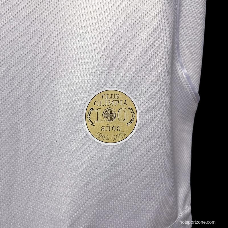 Retro 02 03 Olimpia Home Soccer Jersey