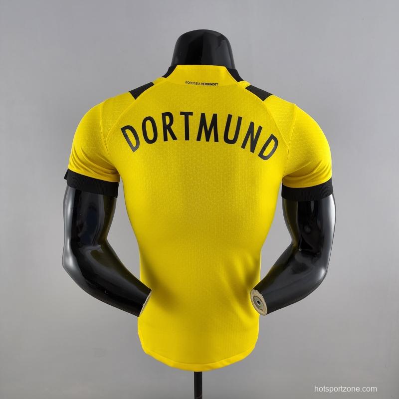 Player Version 22/23 Dortmund Home Soccer Jersey