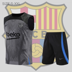22/23 Barcelona Vest Training Jersey Kit Grey