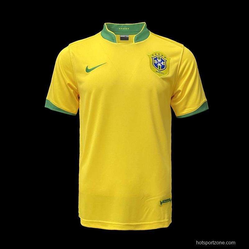 Retro 2006 Brazil Home Soccer Jersey