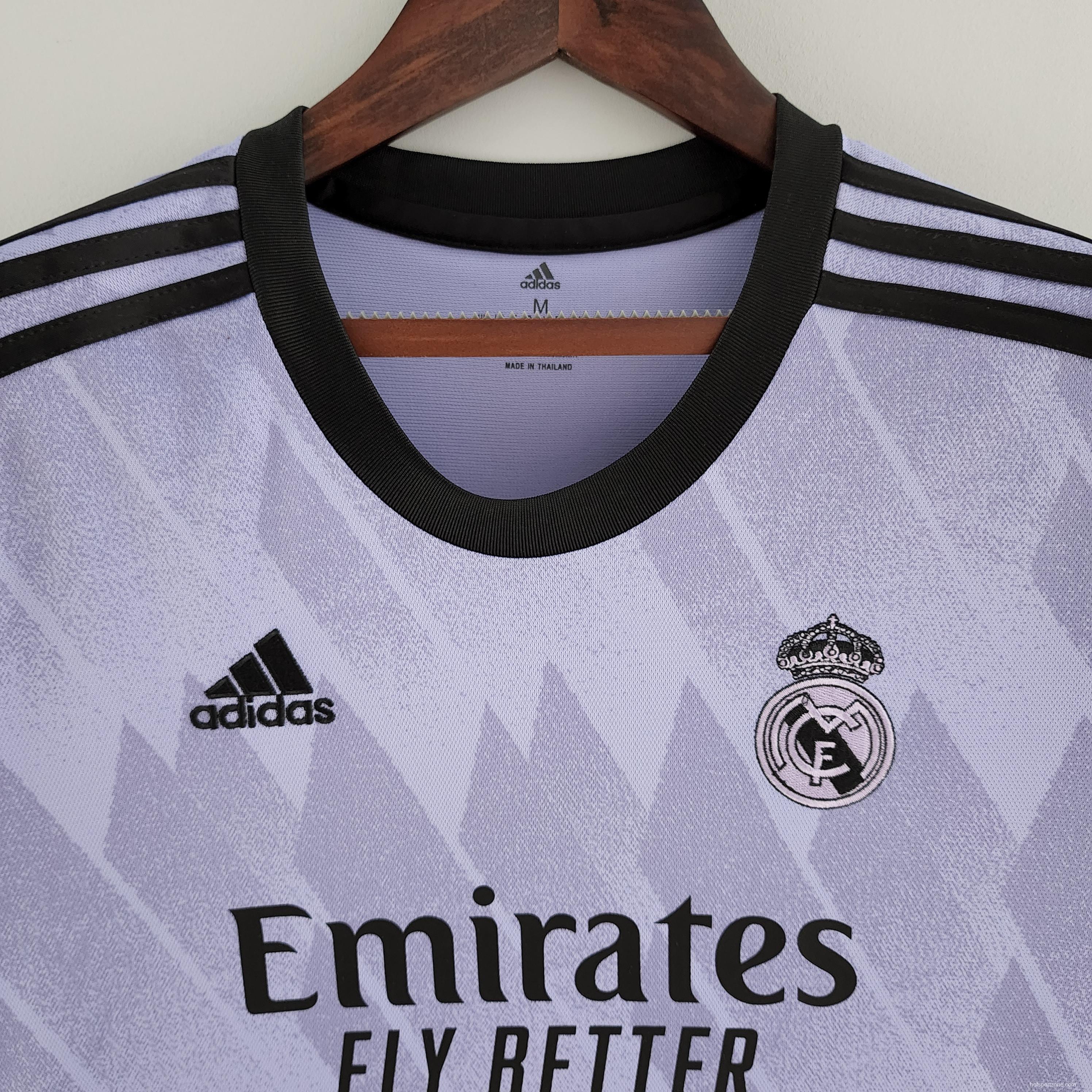 2022 Woman Real Madrid Away Soccer Jersey