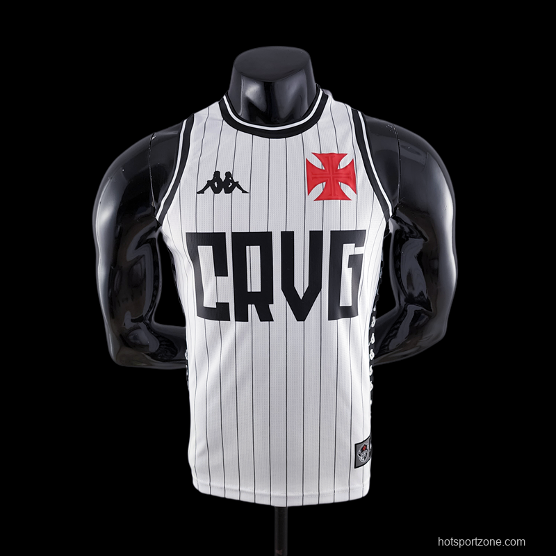 Vasco Da Gama Basketball Jersey White Jersey