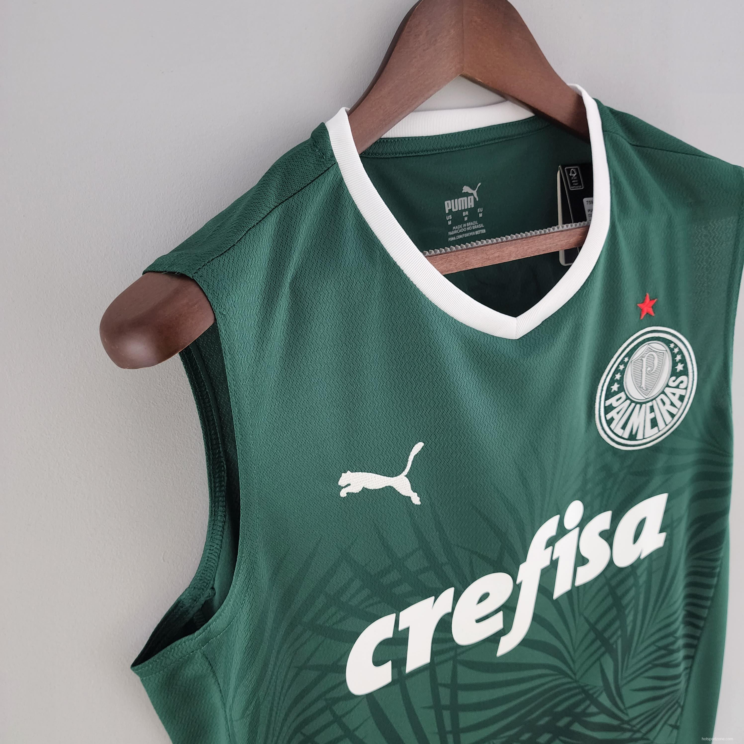 22/23 Palmeiras Home Vest Soccer Jersey