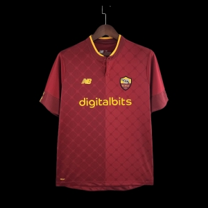 22/23 AS Roma Home Soccer Jersey