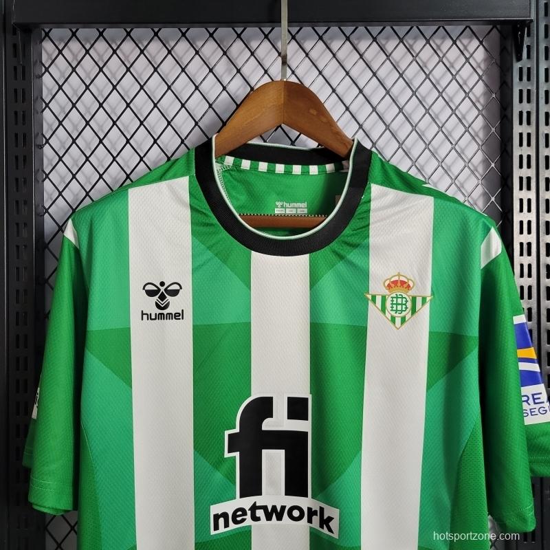 22/23 Real Betis Home Soccer Jersey