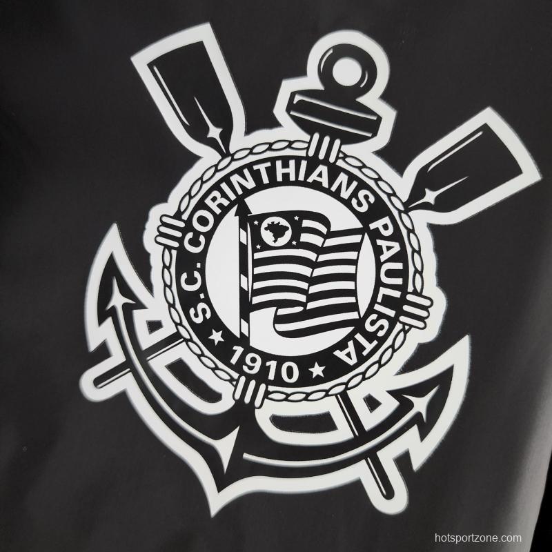 2022 Corinthians Down coat Jacket Black White Label