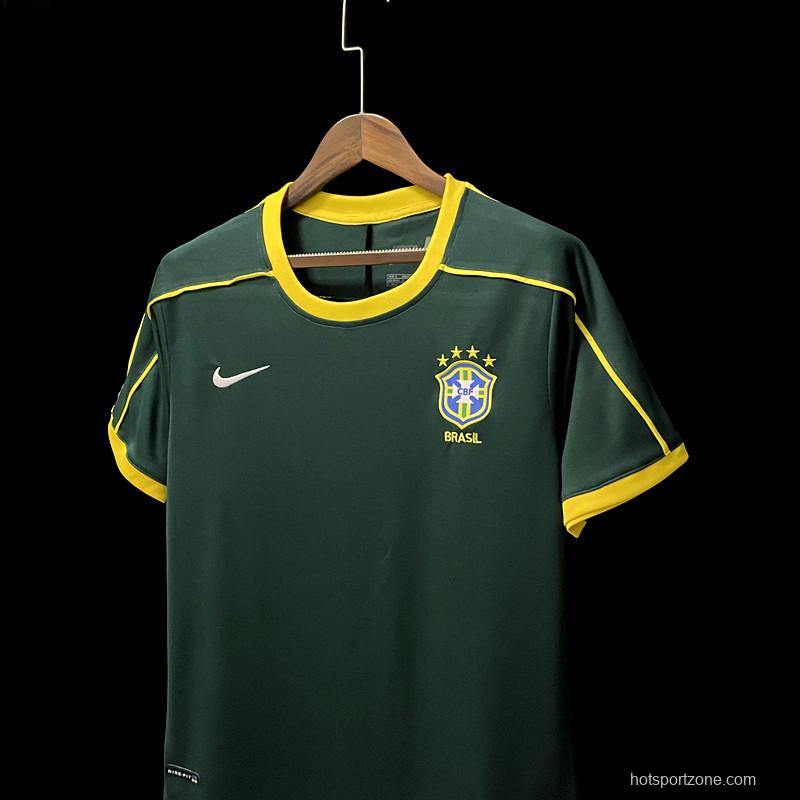 Retro 1998 Brazilian Goalkeeper  Jersey