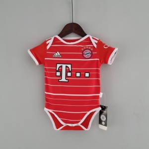22/23 Bayern Munich Home Baby KM#0027 9-12 Soccer Jersey
