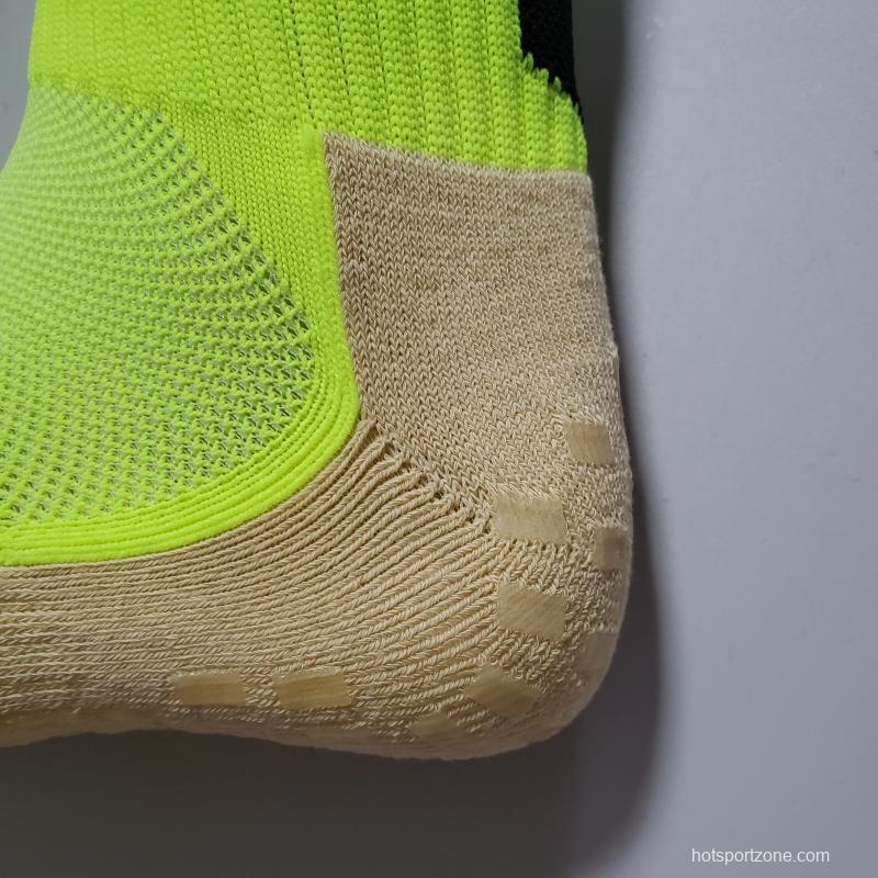 2022 Green Long Top  Non-Slip SOCKS#0089