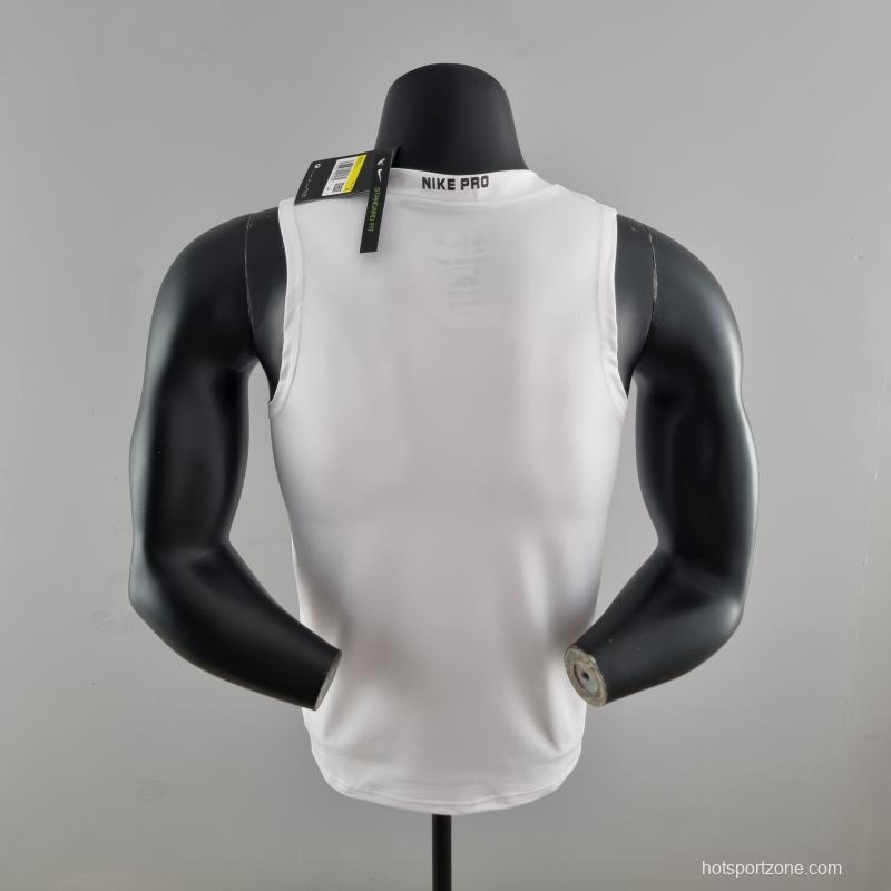 2022 Nike White Vest Shirts "Icecream Logo"#K000193