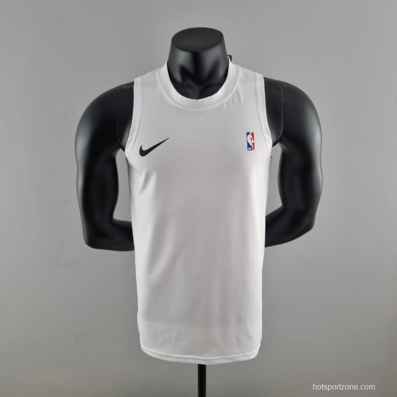 2022 Nike Pure White Vest Shirts #K000190