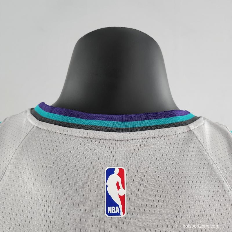 2019 NBA Oubre Jr. #12 Charlotte Hornets Grey Jersey