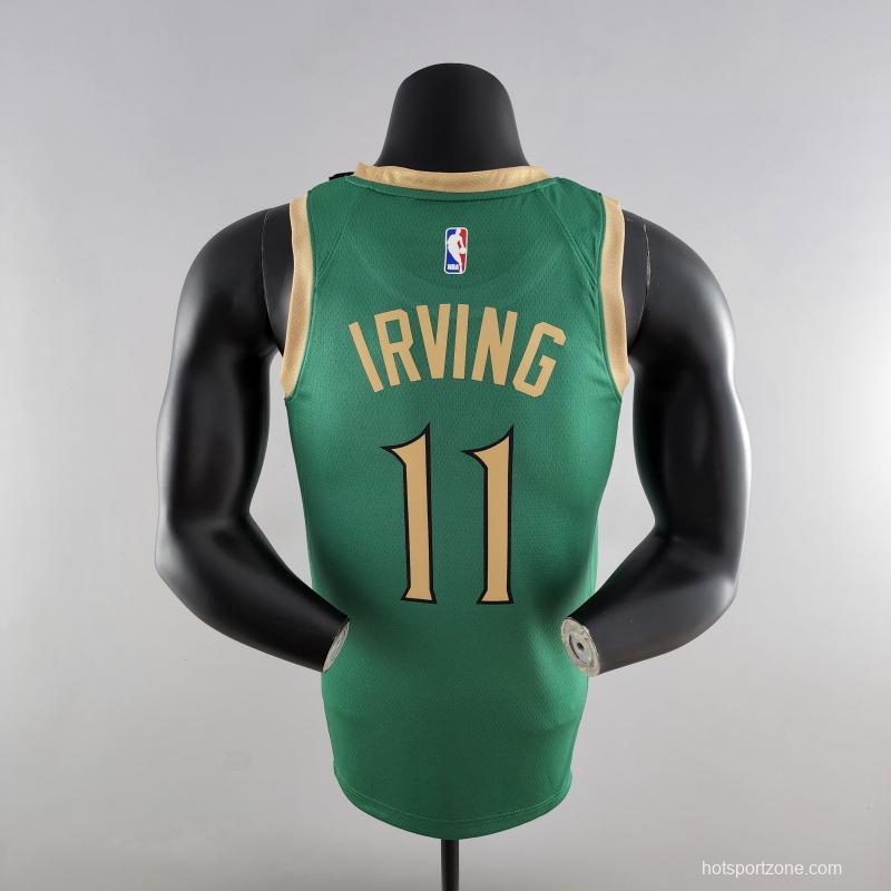 2020 IRVING #11 Boston Celtics City Edition Green NBA Jersey