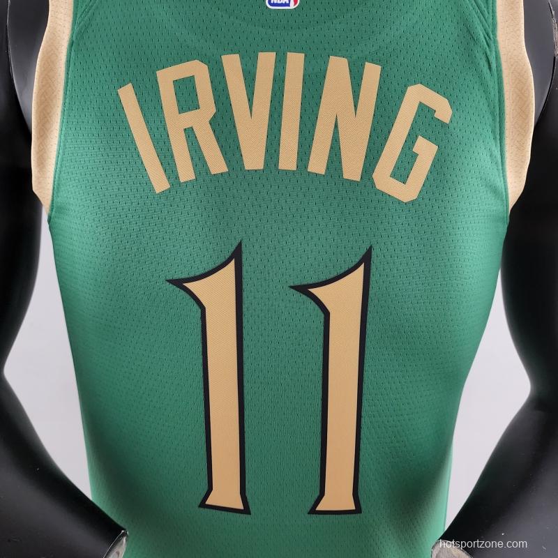 2020 IRVING #11 Boston Celtics City Edition Green NBA Jersey