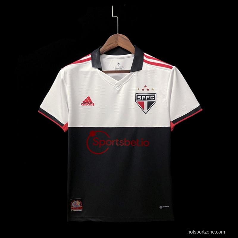 22/23 Sao Paulo Third + Full Sponsors Soccer Jersey