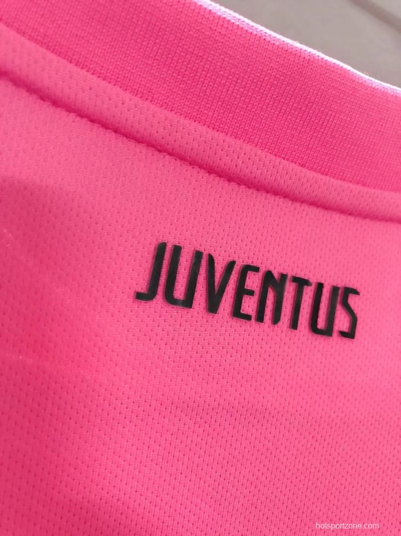 Retro 11/12 Juventus Away Pink Soccer Jersey