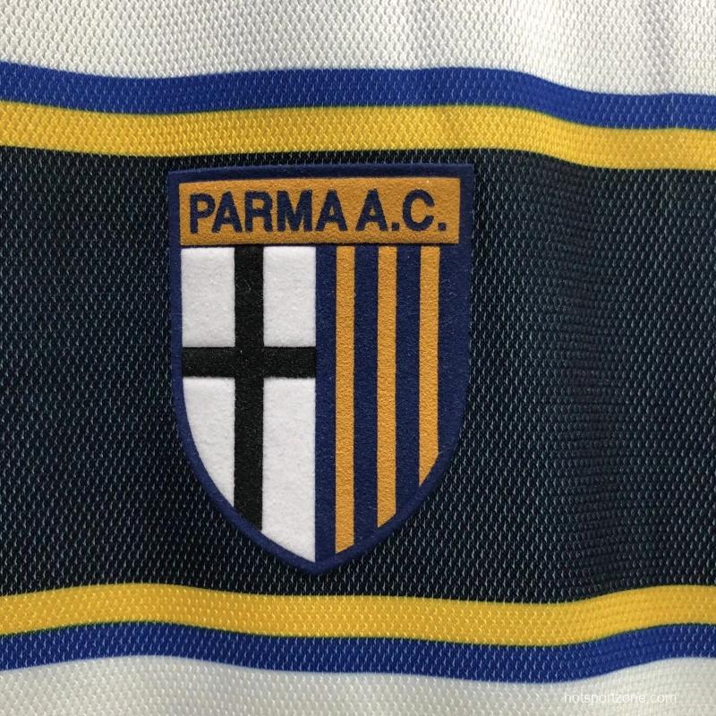 Retro 02/03 Parma Away Soccer Jersey