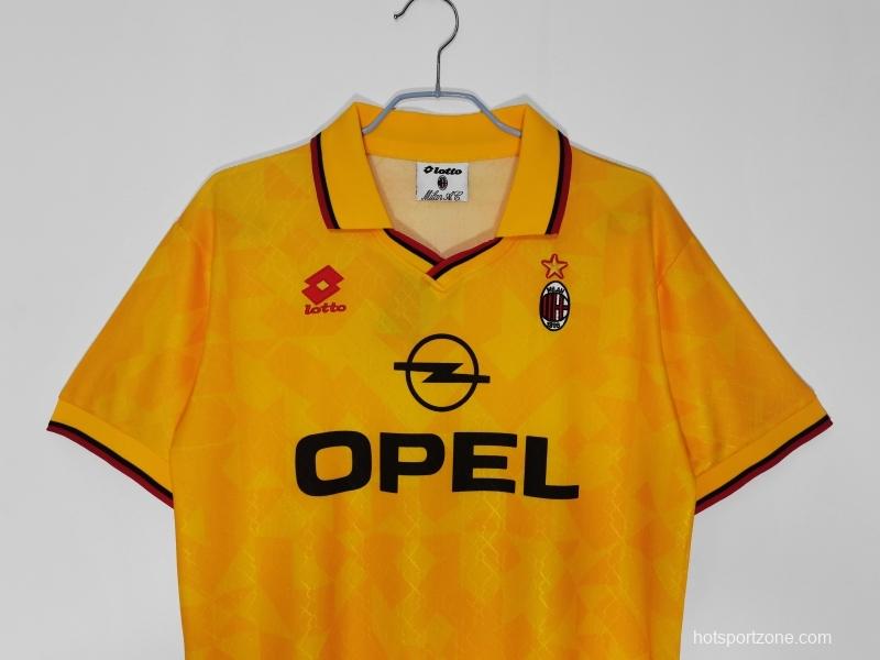 Retro 1995/96 AC Milan Third Soccer Jersey