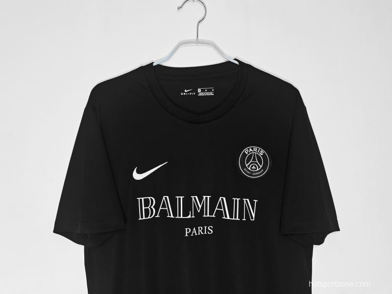 Retro 2020 PSGx Balmain Black Jersey