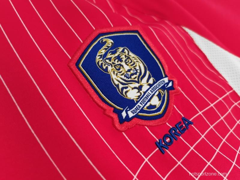 Retro 2002 Korea Home Soccer Jersey